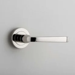 Annecy Door Lever Round Rose - This Old House