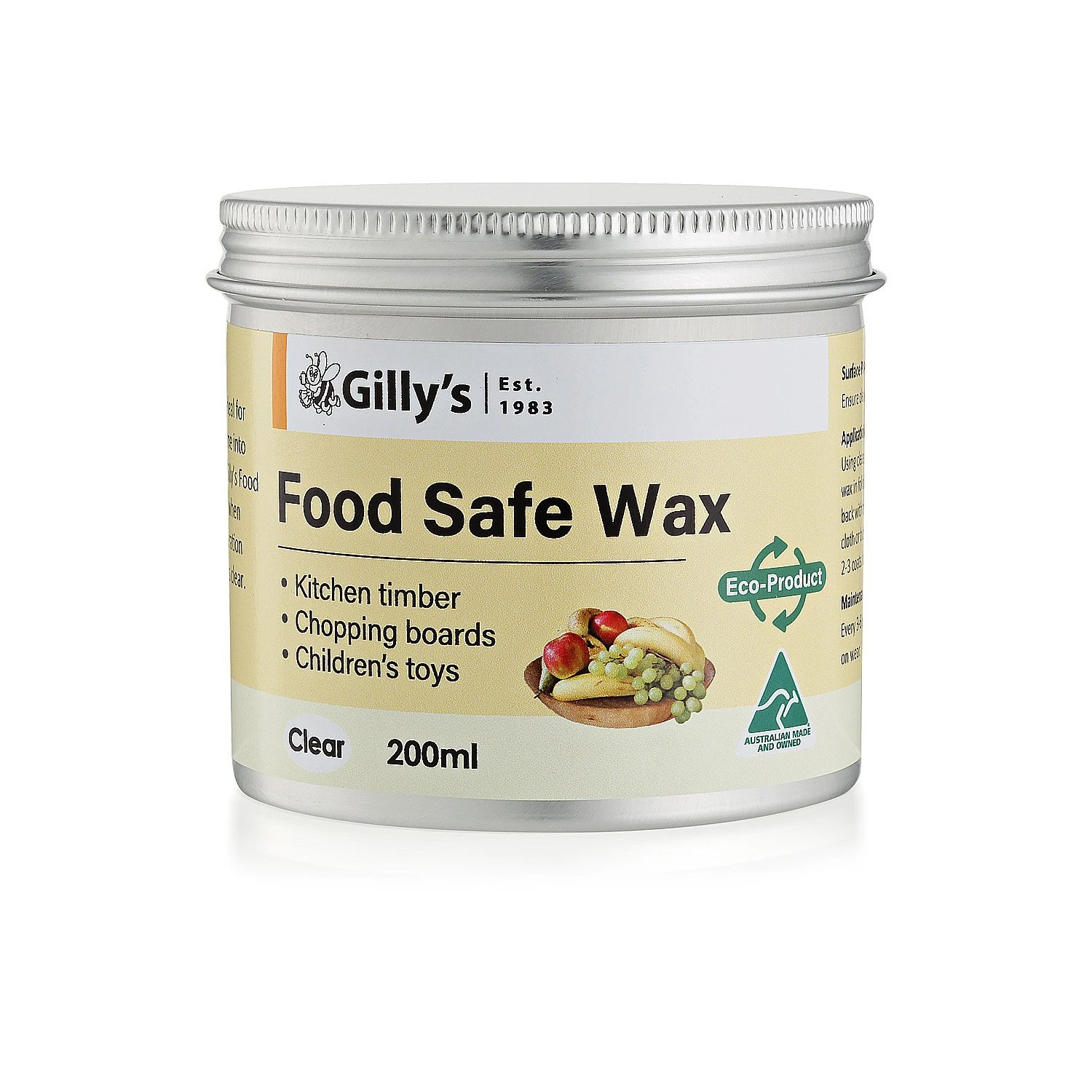 Food Safe Wax 200ml - This Old House
