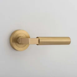 Berlin Door Lever On Round Rose - This Old House