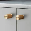 FURNITURE KNOB / CROSS / BRASS - This Old House