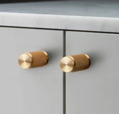 FURNITURE KNOB / CROSS / BRASS - This Old House