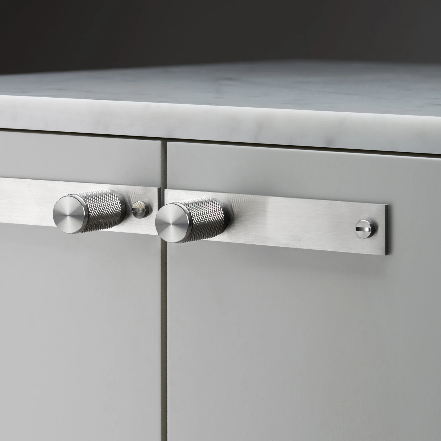 FURNITURE KNOB / PLATE / CROSS / STEEL - This Old House