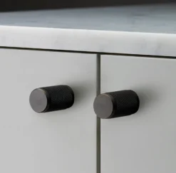 FURNITURE KNOB / CROSS / SMOKED BRONZE - This Old House