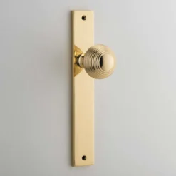 Guildford Door Knob Rectangular Backplate - This Old House