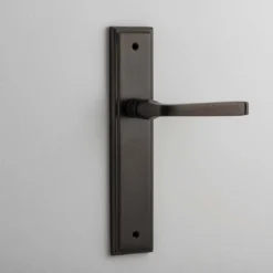 Annecy Door Lever Stepped Backplate - This Old House