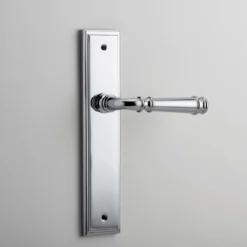 Verona Door Lever On Stepped Backplate - This Old House