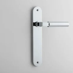 Berlin Door Lever On Oval Backplate - This Old House