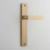 Bronte Door Lever Rectangular Backplate - This Old House