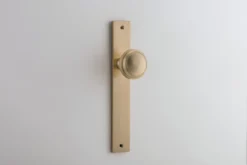 Paddington Door Knob Rectangular Backplate - This Old House