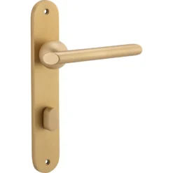 Futurismo Door Lever On Oval Backplate Sans Arc - This Old House