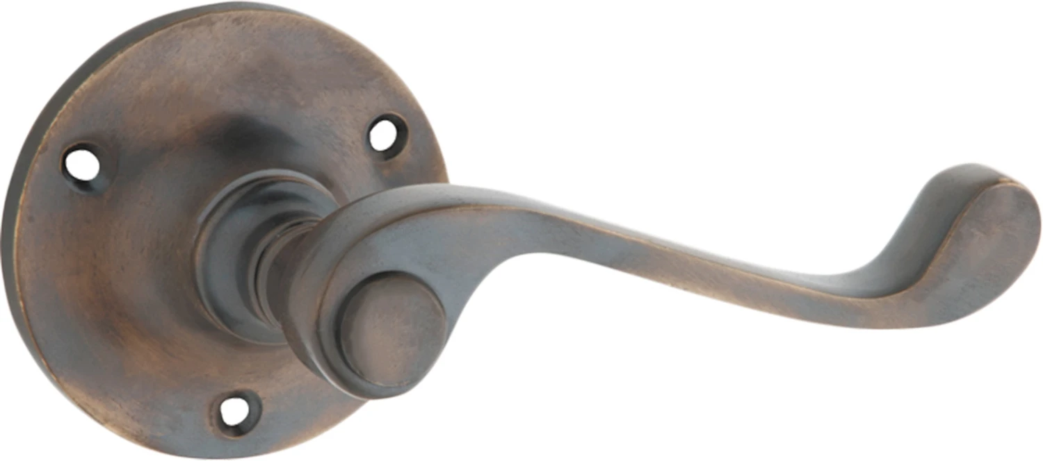 Milton Door Lever On Round Rose - This Old House - Image 6