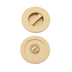 Sliding Door Pull Round Privacy Set - This Old House