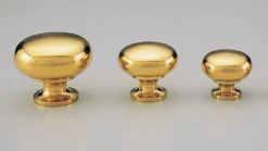 BK3238 Brass Knob Mushroom - This Old House
