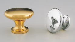 BK3425 Brass Knob Button - This Old House