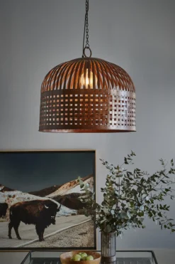 Esch Large Pendant - Rust - This Old House