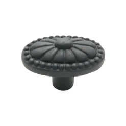 Cupboard Knob Ornate Iron - This Old House