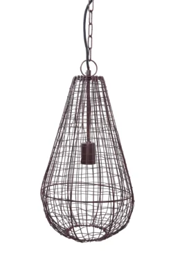 Cray Pot Ceiling Pendant Small Antique Copper - This Old House