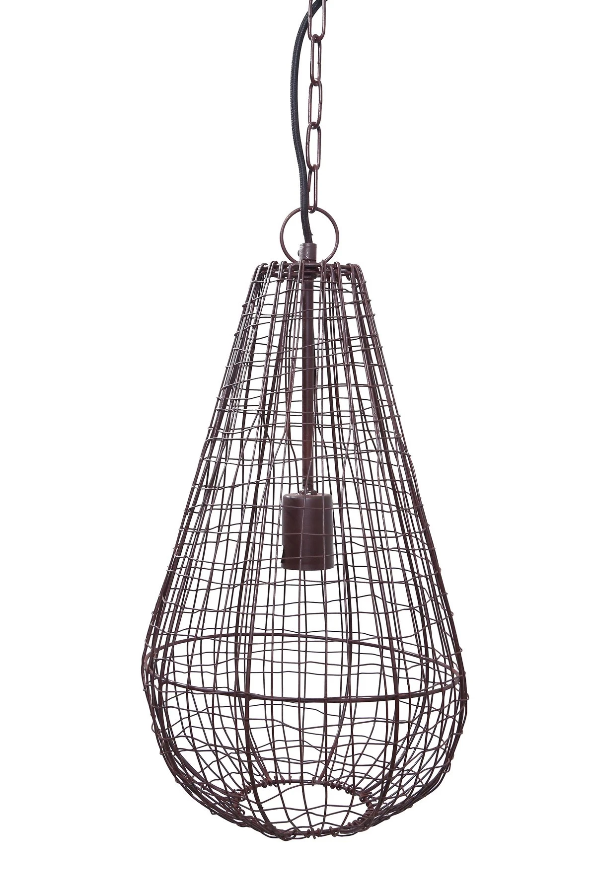 Cray Pot Ceiling Pendant Small Antique Copper - This Old House