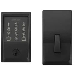 Schlage Encode Smart WiFi Deadbolt Matt Black - This Old House