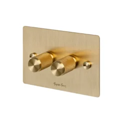 2G Dimmer Switch Brass - This Old House