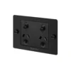 2G GPO/Socket Black - This Old House