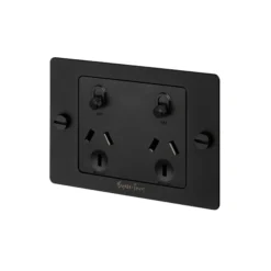 2G GPO/Socket Black - This Old House