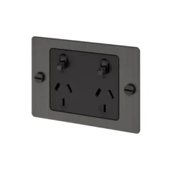 2G GPO/Socket Smoked Bronze - This Old House