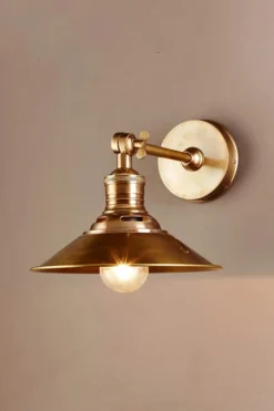 Bristol Wall Light Antique Brass - This Old House