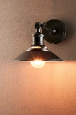 Bristol Wall Light Black - This Old House