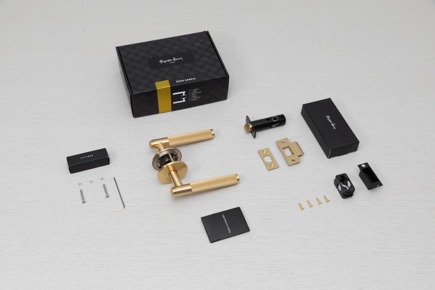 DOOR HANDLE / CROSS / SPRUNG / PRIVACY / STEEL - This Old House - Image 3