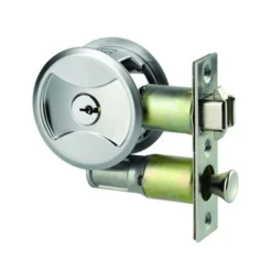 Lockwood Symmetry Round Cavity Sliding Door Entrance Set - This Old House