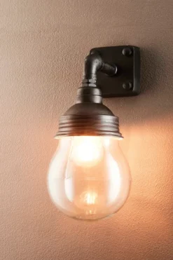 Dover Outdoor Wall Light Black - This Old House