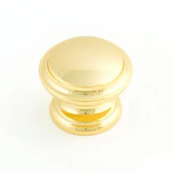 Sovereign Gold Fluted Knob - This Old House