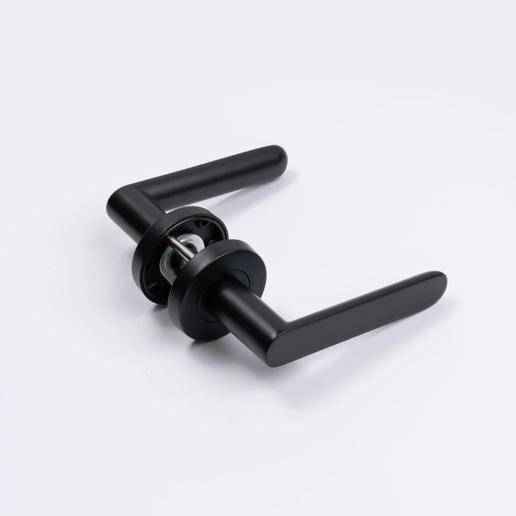 Fairhaven Door Lever Matt Black - This Old House - Image 2