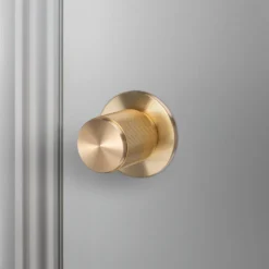 DOOR KNOB / LINEAR / BRASS - This Old House