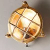 Palmerston Outdoor Wall Light Brass - This Old House