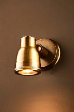 Pasco Outdoor Wall Light Antique Brass - This Old House