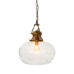 Paddington Ceiling Pendant Large Antique Brass - This Old House