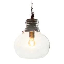 Paddington Ceiling Pendant Small Antique Silver - This Old House