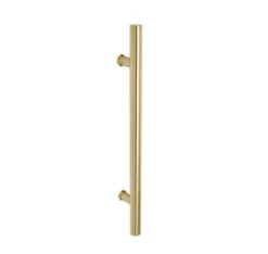 Round Pull Handle - Satin Brass - This Old House