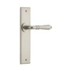 Sarlat Door Lever On Chamfered Backplate - This Old House