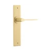 Como Door Lever On Chamfered Backplate - This Old House