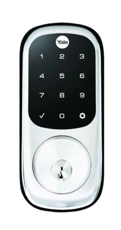 Yale Assure Keyed Electronic Digital Deadbolt Satin Chrome - This Old House
