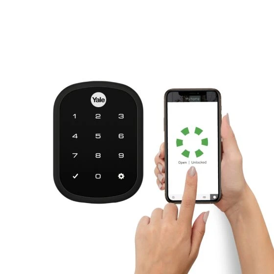 Yale Assure Sl Electronic Digital Deadbolt With Yale Home Apple HK Matt Black - This Old House