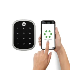 Yale Assure Sl Electronic Digital Deadbolt With Yale Home Apple HK Satin Chrome - This Old House