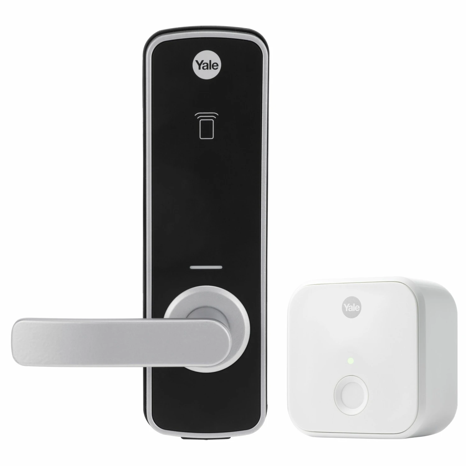 Yale Unity Entrance Lock Silver With Connect Bridge - This Old House