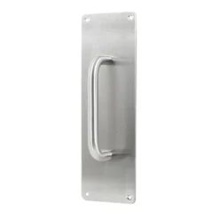 Standard Pull Handle On 300x65mm Plate, Stainless Steel - This Old House