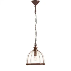 Avery Ceiling Lamp In Antique Brass - This Old House