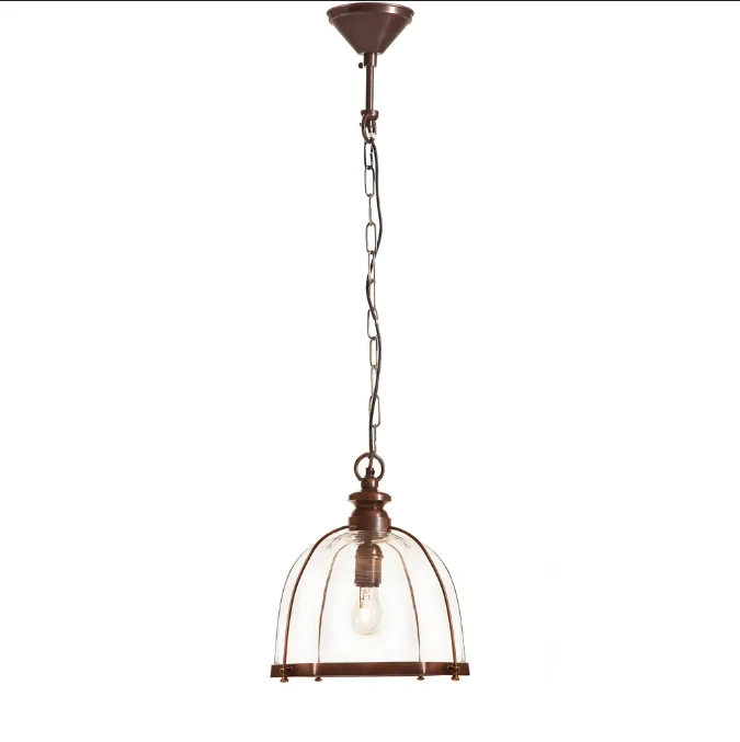 Avery Ceiling Lamp In Antique Brass - This Old House