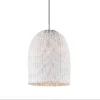 Bowerbird Hanging Lamp Medium In White - This Old House